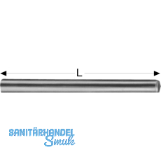 Stabdbel 20x1000 galvanisch verzinkt beidseitig angefast