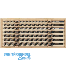 FISCH Schlangenbohrer-Kassette Lnge 460 mm 7-teilig in Holzkassette