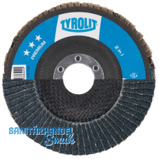 TYROLIT Schleiflamellenteller 2in1 Premium***gekrpft  125 mm Korn 60 Form 27A