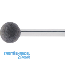 LUKAS Schleifstift weich Normalkorund Form KU Kugel DIN 69170 Kopf  25 mm