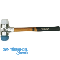 Schonhammer Alu Kopfdurchmesser 40 mm TPE-Soft/Superplastik Hickory Stiel