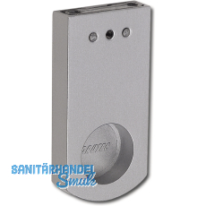 Schrankrohrlager Alexander - 80 x 12 x 40 mm, Zamak alufarbig