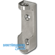 SECOTEC Schrankrohrlager oval Spezial mit Schrauben vernickelt SB-2 BL2