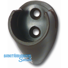 SECOTEC Schrankrohrlager rund 25 mm Kunststoff braun SB-2 BL2