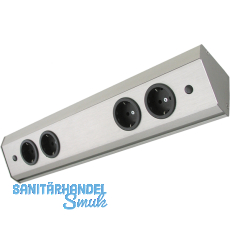 Steckdosenleiste Corner Compact 230 V belgische Norm 260x71x71mm 2 Steckdosen