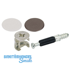 SECOTEC Schrankverbinder Exzenter 25 mm Kunststoff braun/wei SB-8 BL3