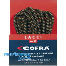 COFRA Schuhbnder schwarz/braun 110 cm