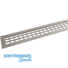 SECOTEC Lftungsgitter Aluminium Titan/Edelstahl Effekt 60X600 mm SB-1