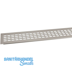 SECOTEC Lftungsgitter Aluminium Titan/Edelstahl Effekt 80X1000 mm SB-1