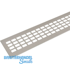 SECOTEC Lftungsgitter Aluminium Titan/Edelstahl Effekt 80X400 mm SB-1