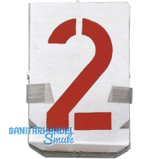 Signierschablonen-Satz Ziffern 150 mm