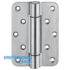 Objektband VN 2929 f. stumpf einsch. Tren, Bandhhe 120 mm, vernickelt matt