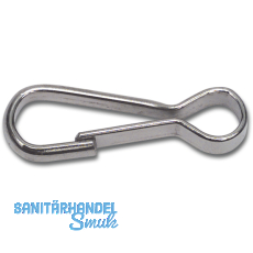 Simplex Haken -, 40 mm, Stahl vernickelt
