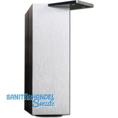 Sockelfu-CAPRI ALU, 50 x 50 x 100 mm, Aluminium Edelstahl Effekt