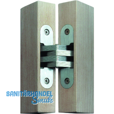 Soss Einbohr-Scharnier H: 95,5 mm, Holzstrke 28-34 mm, Zamak vern.