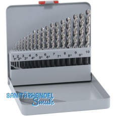 MAYKESTAG Spiralbohrer-Kassette DIN338RN HSS-Eco-Forte 1.0-10.0 mm 19-teilig MAYKESTAG Spiralbohrer-Kassette DIN338RN HSS-Eco-Forte 1.0-10.0 mm 19-teilig