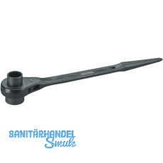 GEDORE Stahlbauknarre 29 doppel-sechskant 19 x 24 mm