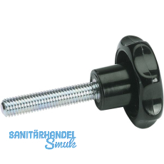 Sterngriff aus Kunststoff Auen  50 mm mit Gewindestift M 8 x 25 mm