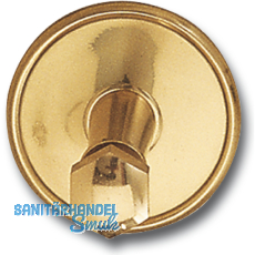 Stiegengriffsttze zum Klemmen, Ros.  70 mm, Wandab. 60 mm, Messing poliert