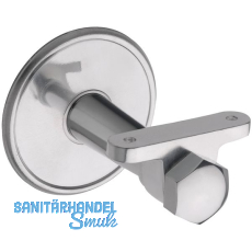 Stiegengriffsttze, Rosetten  70 mm, Wandabstand 65 mm, Aluminium poliert