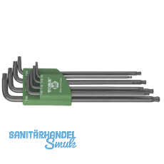 Torx-Stiftschlüssel-Satz mit Kugelkopf TX9-40 8-teilig Torx-Stiftschlüssel-Satz mit Kugelkopf TX9-40 8-teilig