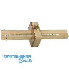 ULMIA Holz-Streichma ohne Kurvenanschlag Skala 0-150 mm
