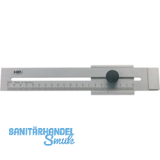 HELIOS PREISSER Metall-Streichma rostfrei Messbereich 200 mm