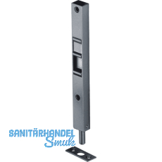 Kantenriegel U-Gehäuse mit Griffschieber eckig, 200 x17x 12 mm, Stahl verzinkt Kantenriegel U-Gehäuse mit Griffschieber eckig, 200 x17x 12 mm, Stahl verzinkt