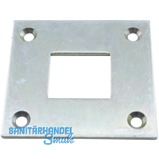 Bodenschlieblech fr Treibriegelstange 16 x 16 mm, Stahl verzinkt