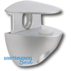 Glastablar-Klemmtrger Cobrone,Glasstrke 10 mm,Zinkdruckguss verchromt matt