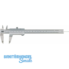 HELIOS PREISSER Messschieber m. Feststellschraube DIN862 Tiefenm. rund 0-150 mm
