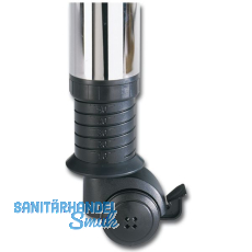 Tischfu-Mbelrolle Zoom zylindrisch  60 mm, Kunststoff schwarz