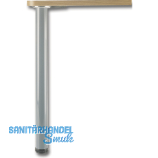 Tischfu zylindrisch  50 mm, Lnge 700 mm, Stahl verchromt