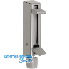 Türfeststeller Hub 55 mm, 29 x 149 mm, Stahl silberfärbig lackiert Türfeststeller Hub 55 mm, 29 x 149 mm, Stahl silberfärbig lackiert