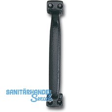 Schiebetorgriff gerade - 230mm, Grauguss schwarz einbrennlackiert