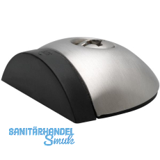 Bodentrpuffer - Bodenpl.  57 mm, Anschlagh. 17 mm, Edelstahl matt