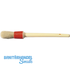 Universal Rundpinsel (Industriepinsel) Gre 8 Kapsel u. Stiel aus Kunststoff