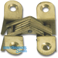 Vici Einbohr-Scharnier H: 40 mm, Holzstrke 17-20 mm, Messing