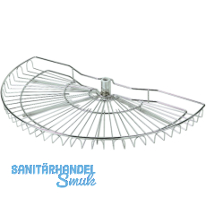 VAUTH-SAGEL Schwenkkorb - Set, Lnge 700 mm, Stahldraht/KS silber RAL 9006