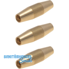 Verbindungshlsen-Satz Messing zu Kati-Blitz Compact Inhalt 3 Stck