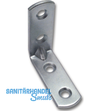 Verbindungswinkel, 4 Schraublcher, B 16, Materialst. 2.5, Sch.L 80, FE verzinkt