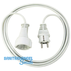 Verlngerungsleitung 3 m Schutzkontaktstecker und Kupplung H05VV 3G1,5