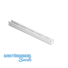 SUPRA Einschuhprofil, Glasstrke 6, Kunststoff transparent