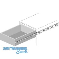 ACCURIDE 3832DO Kugelkfigfhrung - Vollauszug, L 600 mm Stahl chromatiert