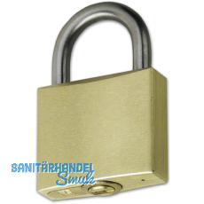 Vorhangschloss WINKHAUS AZ, Lagerprogramm, Breite 55 mm, Messing matt