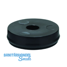 QuickClick Basisteil zum Anschrauben  30 mm, Hhe 5 mm, Kunststoff wei