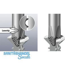 WERA VDE-Schraubendreher 160i mit Lasertip 0.8 x 4.0 x 100 mm Schlitz