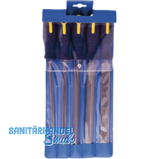 BLU-DAN Chrominox-Werkstatt-Feilensatz 5-teilig Hieb 1/250 mm