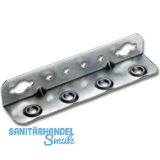 Winkel-Bettschiene SYSTEM 32, L 130, Stahl verzinkt