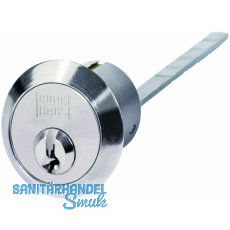 Auenzylinder key Tec RPE Lagerprogramm fr EVVA Kasten.Messing vernickelt matt